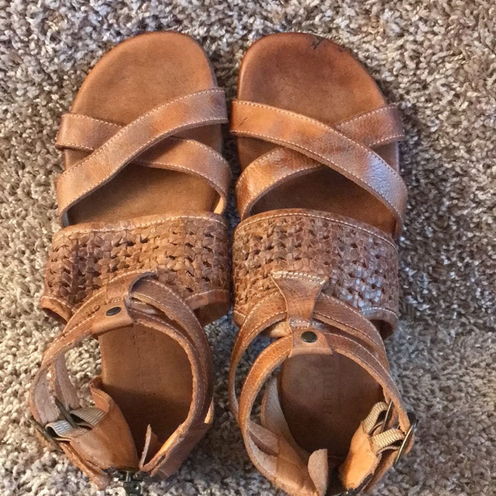 Bed|Stu Capriana Tan Gladiator Sandals size 7.5 - Picture 15 of 16